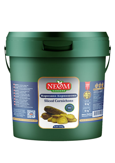Sliced Cornichons (18kg)